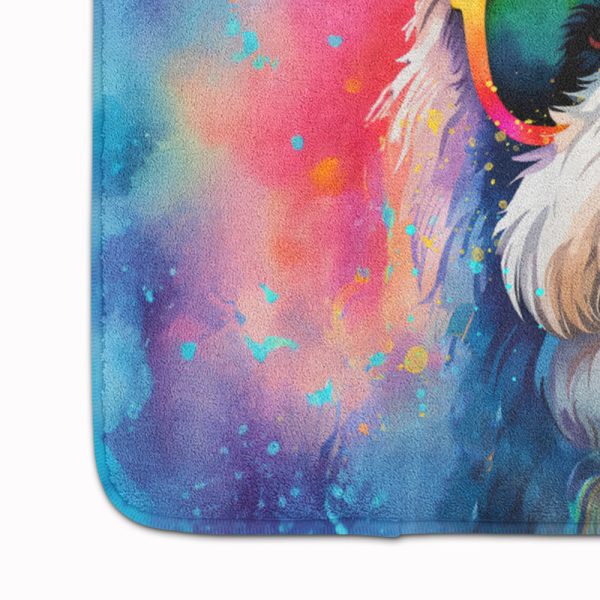 Old English Sheepdog Hippie Dawg Memory Foam Kitchen Mat For Cheap - Image 4