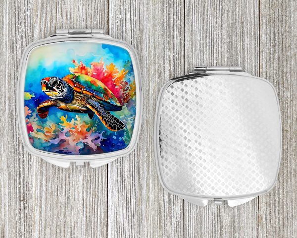 Loggerhead Sea Turtle Compact Mirror Discount - Image 4