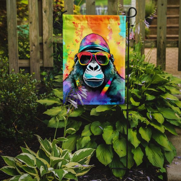 Gorilla Garden Flag - Hippie Aniimals - Animal-Themed Yard Decor Fashion - Image 2