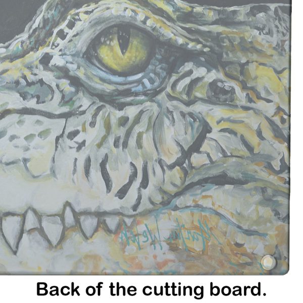 Bite Me Alligator Glass Cutting Board Fashion - Image 5