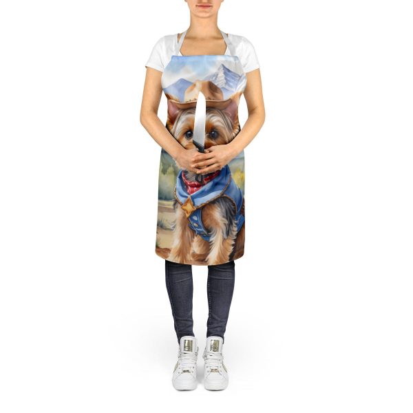 Yorkshire Terrier Yorkie Cowboy Welcome Apron Hot on Sale - Image 5
