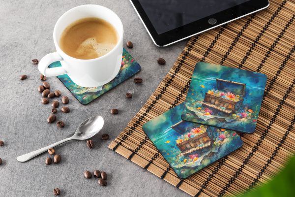Treasure Chest Foam Coasters For Cheap - Image 3