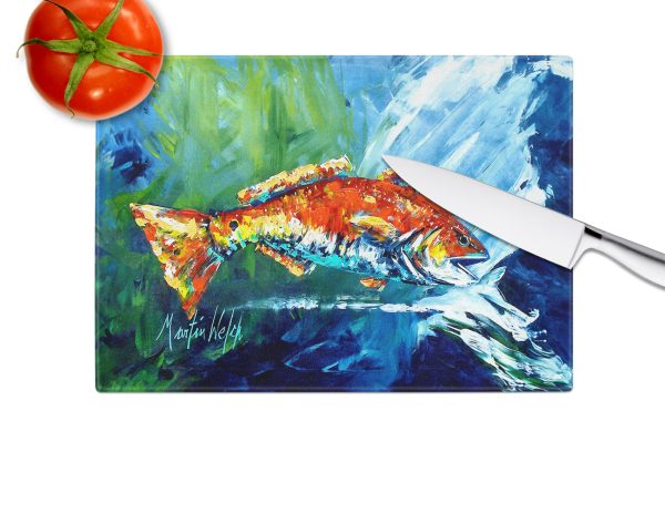 Break Through Red Fish Glass Cutting Board Hot on Sale - Image 4