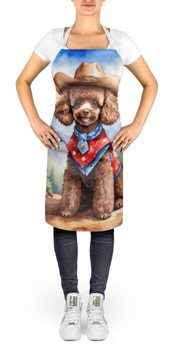 Poodle Cowboy Welcome Apron Online - Image 2