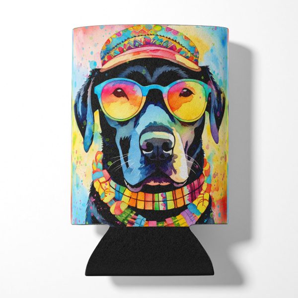 Black Labrador Hippie Dawg Can or Bottle Hugger Online Sale