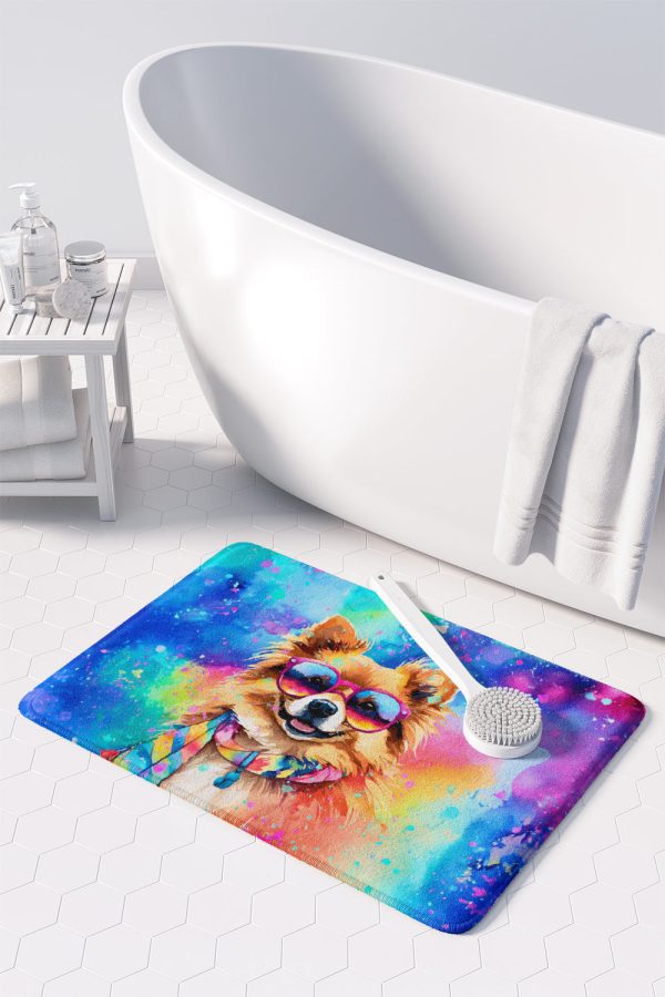 Pomeranian Hippie Dawg Memory Foam Kitchen Mat Online - Image 3