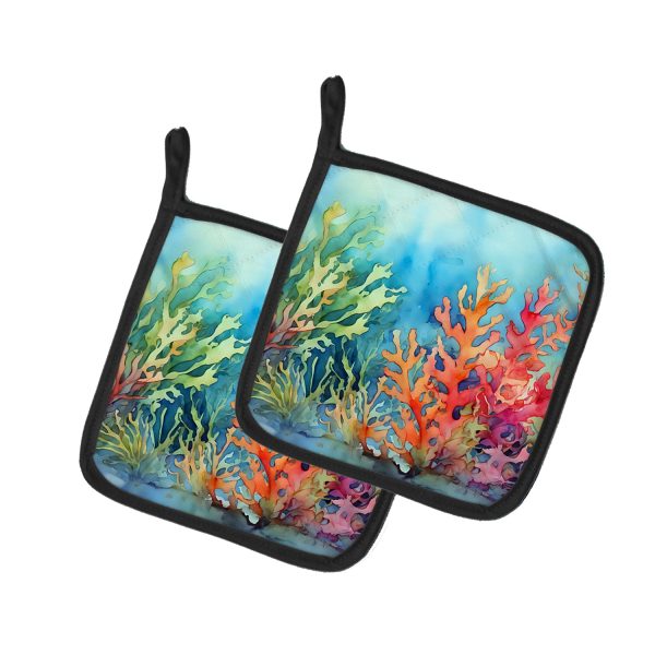 Seaweed Pair of Pot Holders Discount