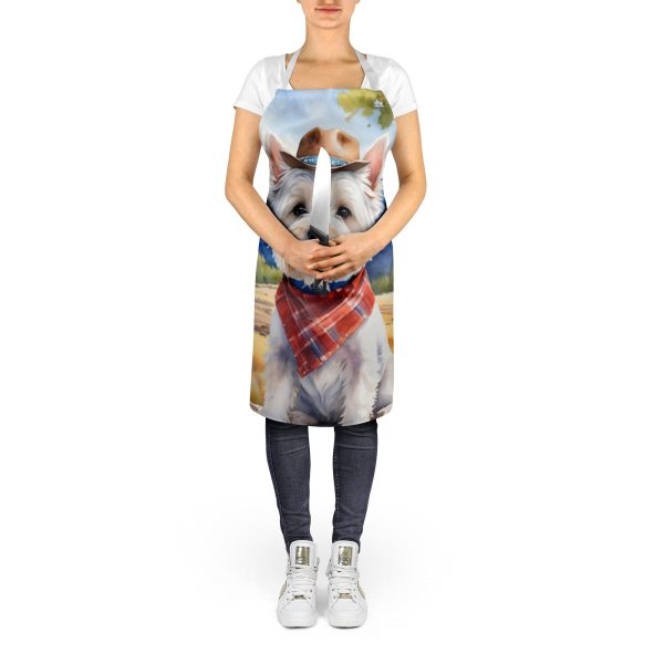 Westie Cowboy Welcome Apron Sale - Image 5