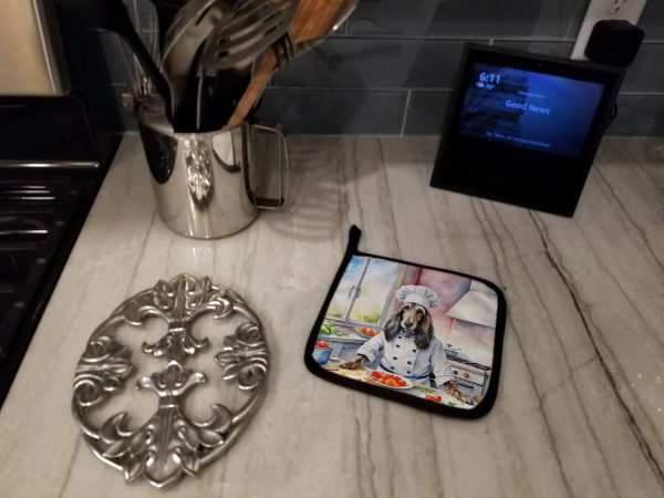 Afghan Hound The Chef Pair of Pot Holders Online Hot Sale - Image 3