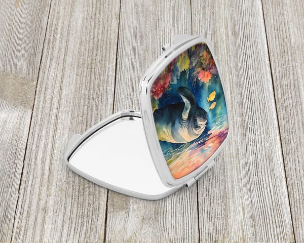 Manatee Compact Mirror Online Sale - Image 2