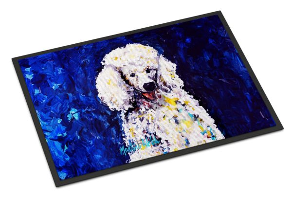 Louie White Poodle Doormat Hot on Sale