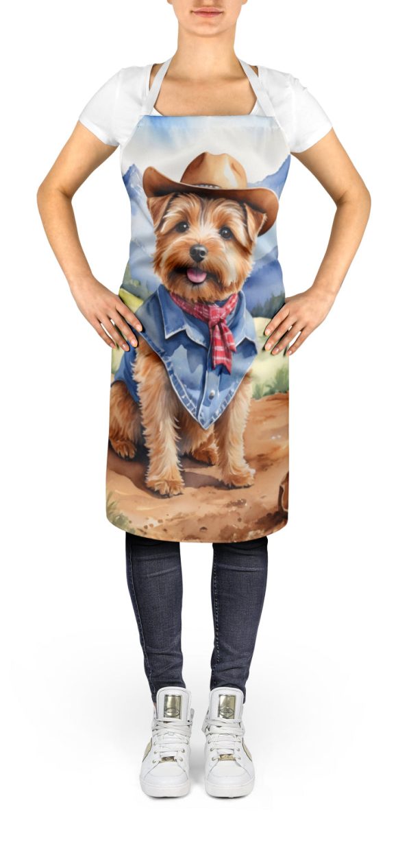 Norfolk Terrier Cowboy Welcome Apron Hot on Sale - Image 2