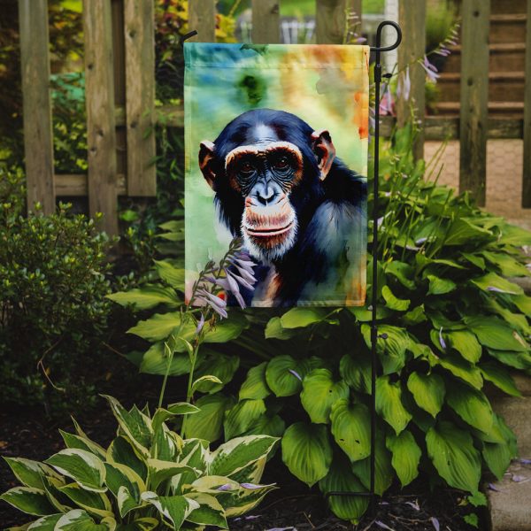 Chimpanzee Garden Flag – Outdoor Decorative Garden Flag Hot on Sale - Image 2