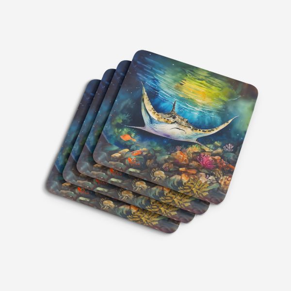 Sting Ray Foam Coasters Online Hot Sale - Image 4