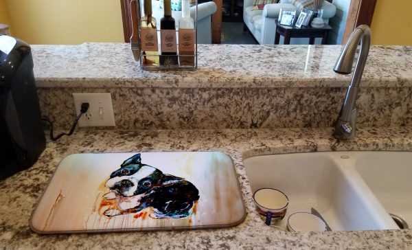 Boston Terrier The Look Dish Drying Mat Discount - Image 2