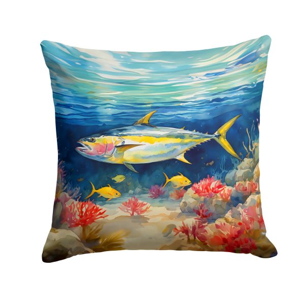 Yellowfin Tuna Throw Pillow For Cheap