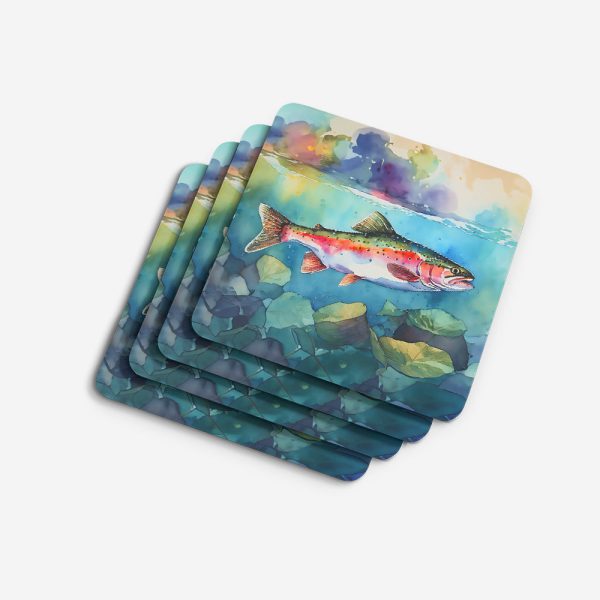 Rainbow Trout Foam Coasters Fashion - Image 4