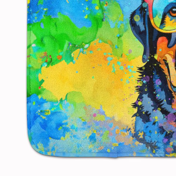 Rottweiler Hippie Dawg Memory Foam Kitchen Mat Cheap - Image 4