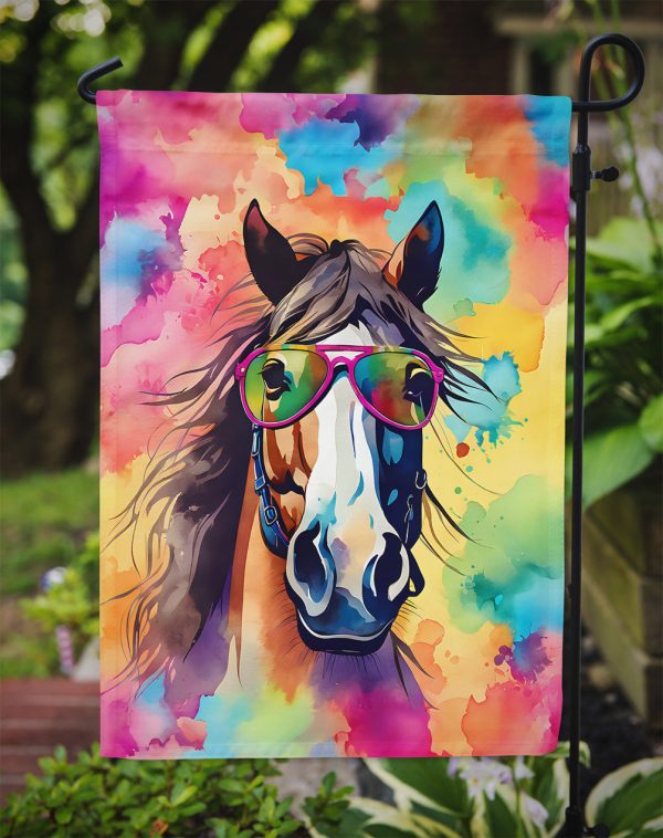 Horse Garden Flag - Hippie Aniimals - Animal-Themed Yard Decor For Discount - Image 3