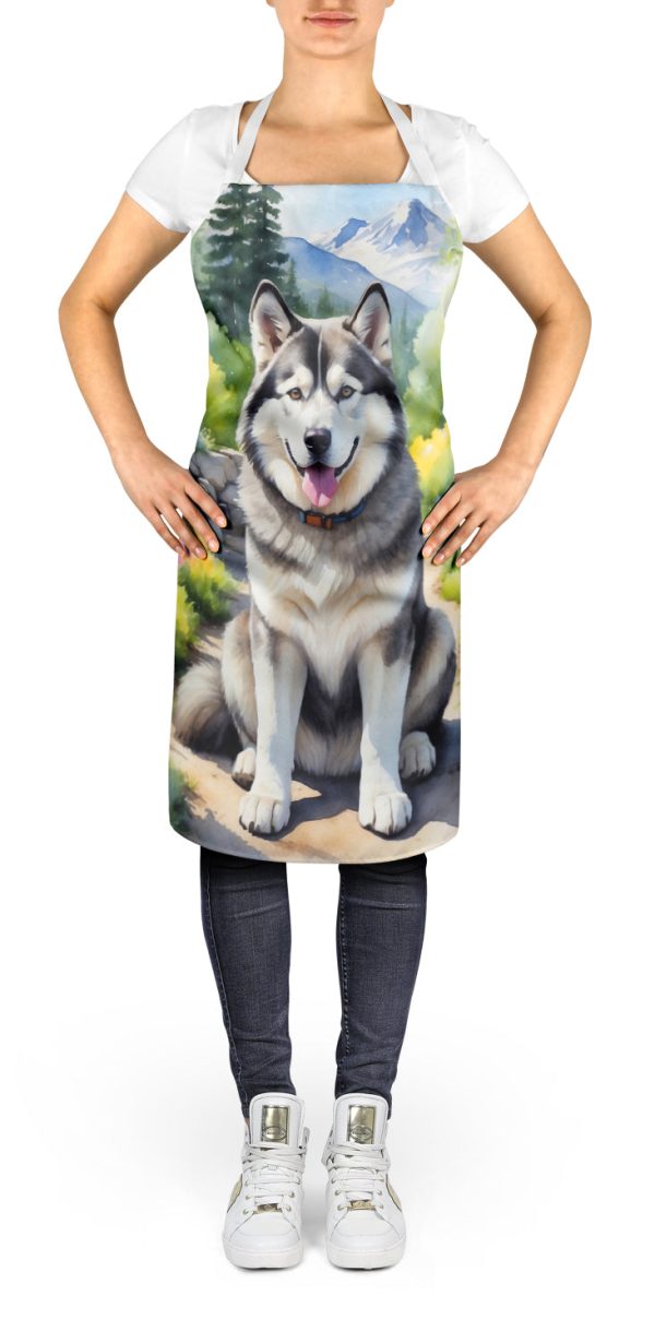 Alaskan Malamute Spring Garden Apron For Cheap - Image 2