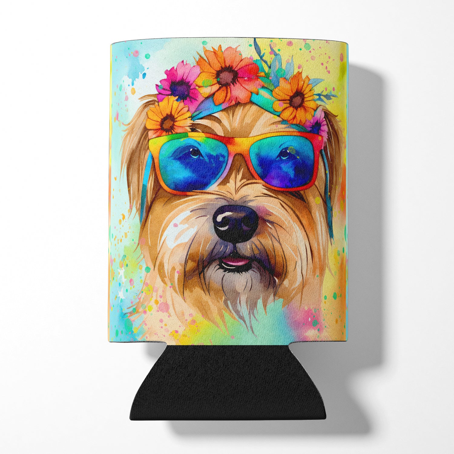 Cairn Terrier Hippie Dawg Can or Bottle Hugger For Discount