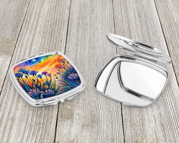 Colorful Agapanthus Compact Mirror Online now - Image 3