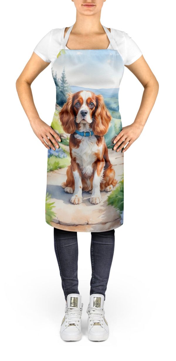 Cavalier Spaniel Spring Path Apron Online Hot Sale - Image 2