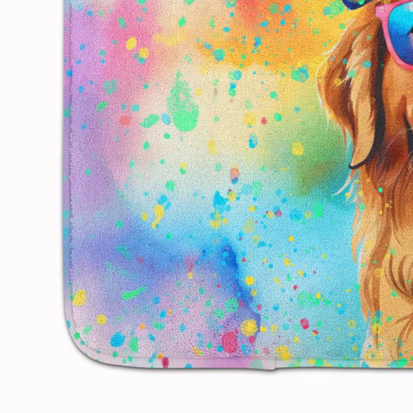 Golden Retriever Hippie Dawg Memory Foam Kitchen Mat Online now - Image 4