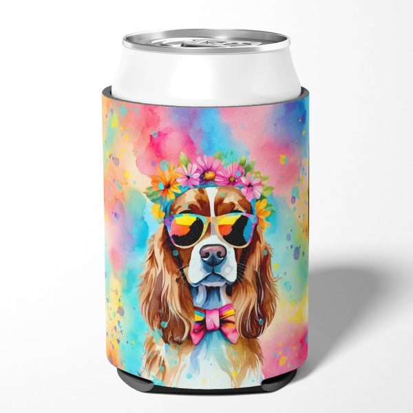 Cavalier Spaniel Hippie Dawg Can or Bottle Hugger For Discount - Image 2