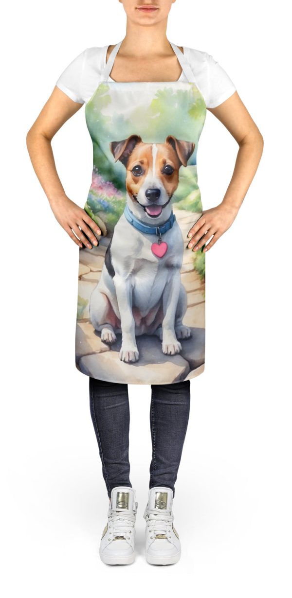 Jack Russell Terrier Spring Path Apron For Sale - Image 2