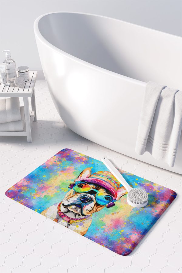 French Bulldog Hippie Dawg Memory Foam Kitchen Mat For Cheap - Image 3