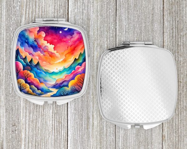 Colorful Amaranths Compact Mirror Sale - Image 4