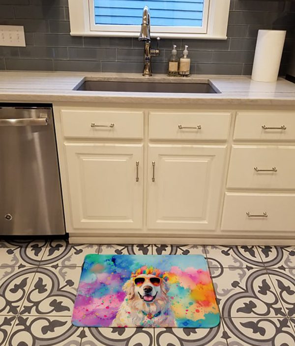 Great Pyrenees Hippie Dawg Memory Foam Kitchen Mat Online Sale - Image 2