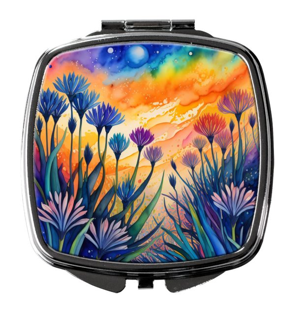 Colorful Agapanthus Compact Mirror Online now