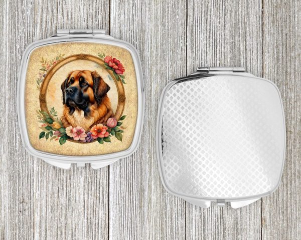 Leonberger and Flowers Compact Mirror Sale - Image 4
