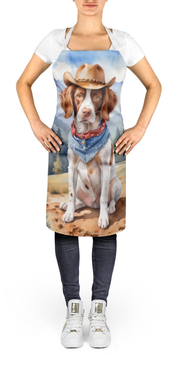 Brittany Spaniel Cowboy Welcome Apron Online Hot Sale - Image 2