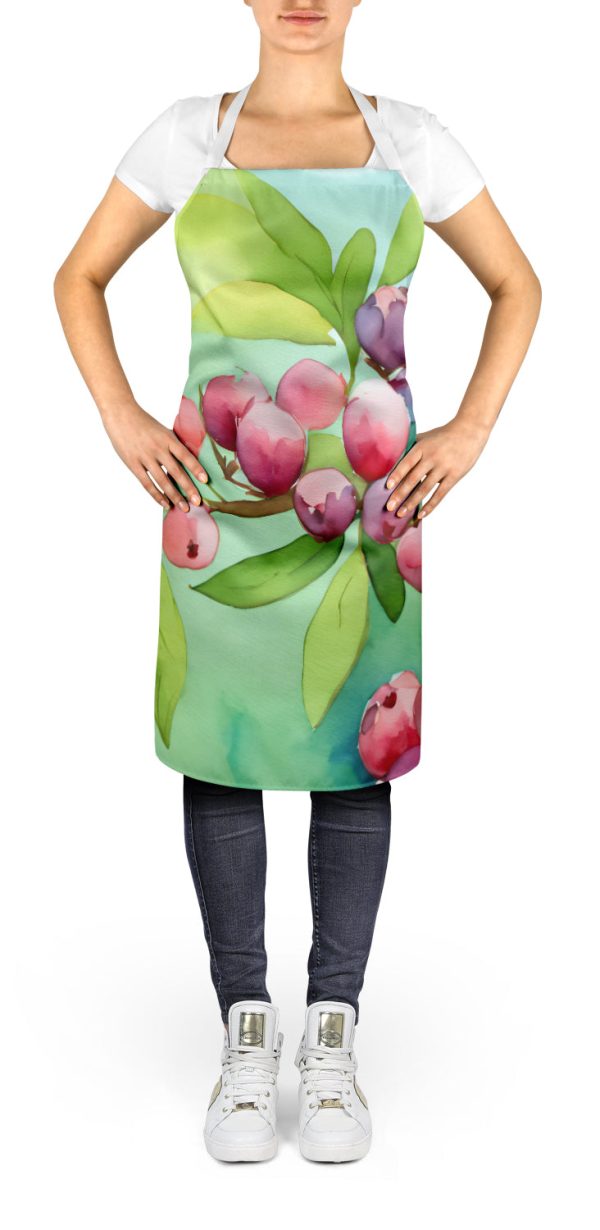 Connecticut Mountain Laurels in Watercolor Apron For Cheap - Image 2