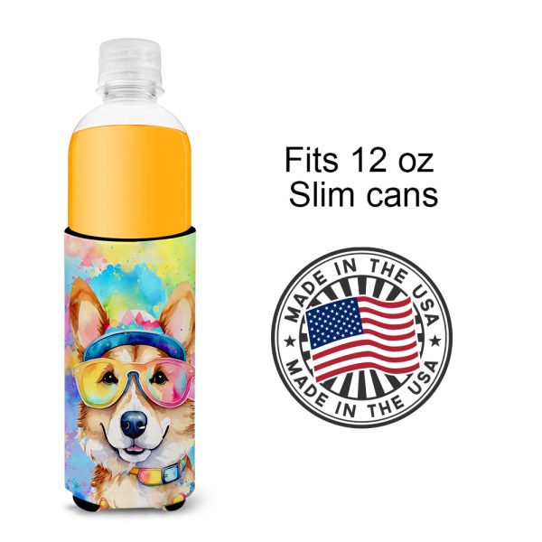 Corgi Hippie Dawg Hugger for Ultra Slim Cans Online - Image 4
