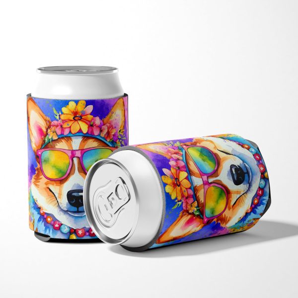 Corgi Hippie Dawg Can or Bottle Hugger Sale - Image 5