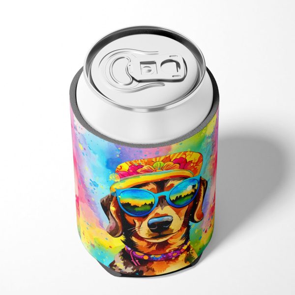 Dachshund Hippie Dawg Can or Bottle Hugger Discount - Image 4