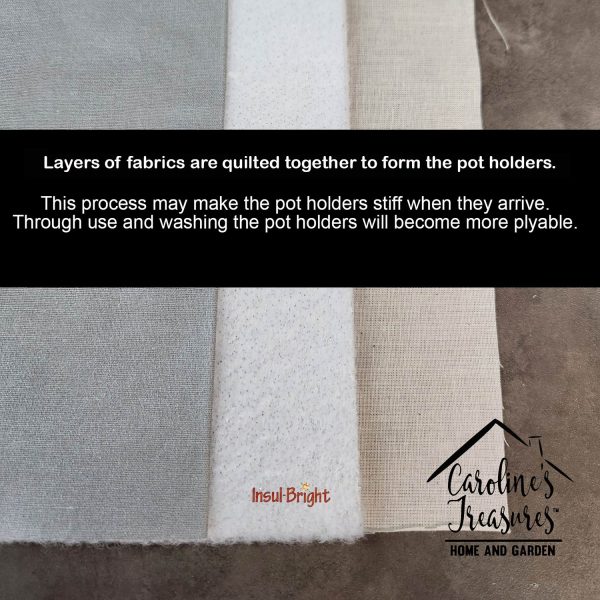 Shih Tzu The Chef Pair of Pot Holders Supply - Image 4