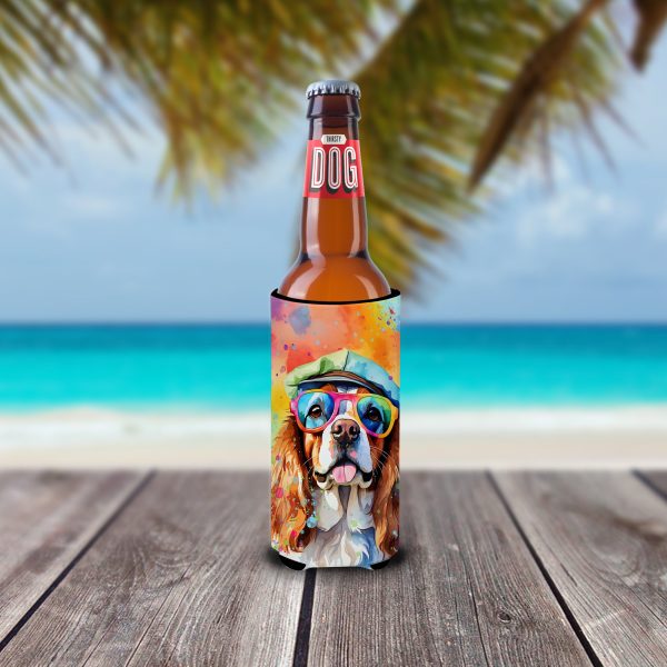 Cavalier Spaniel Hippie Dawg Hugger for Ultra Slim Cans For Sale - Image 2