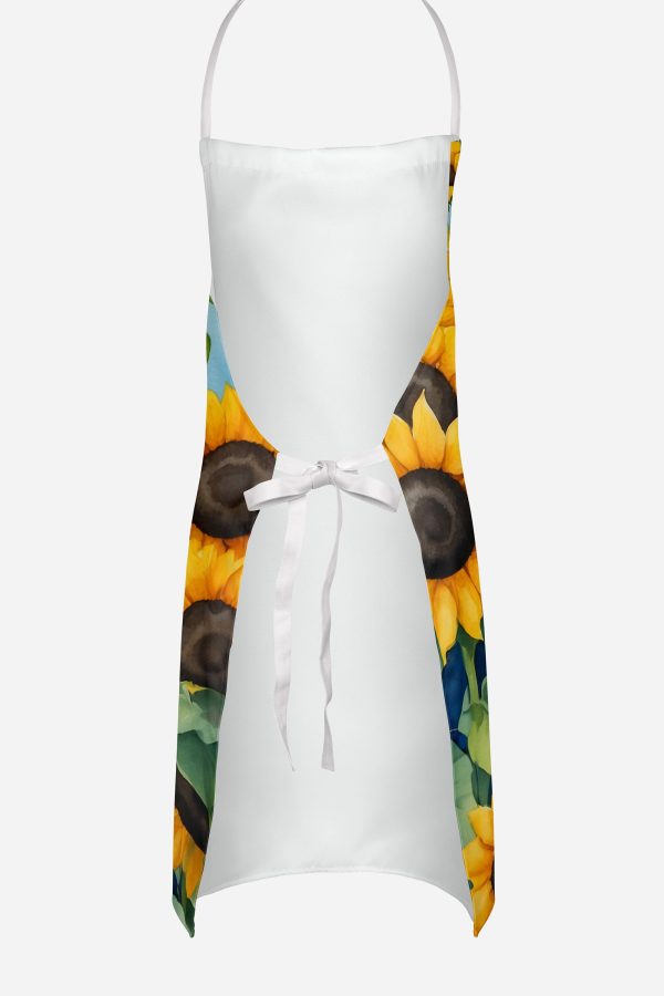 Pug in Sunflowers Apron For Cheap - Image 4