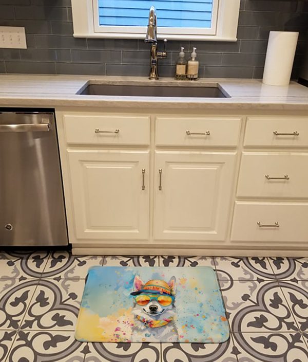 Alaskan Klee Kai Hippie Dawg Memory Foam Kitchen Mat on Sale - Image 2