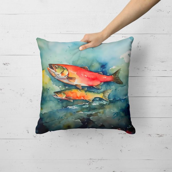Salmon Throw Pillow Sale - Image 2