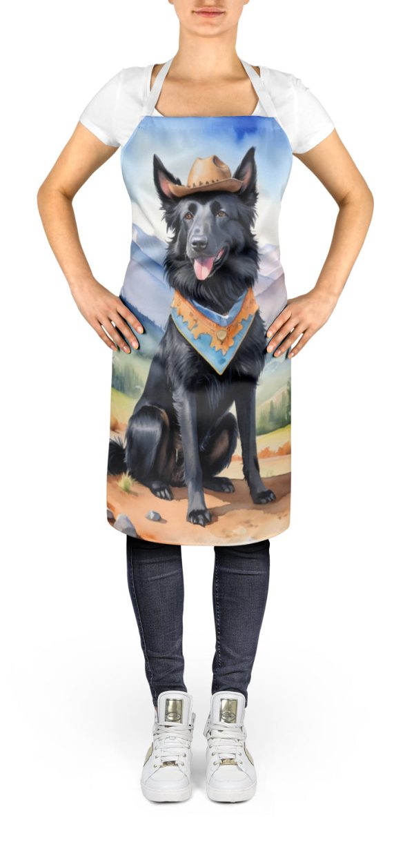 Belgian Sheepdog Cowboy Welcome Apron Fashion - Image 2