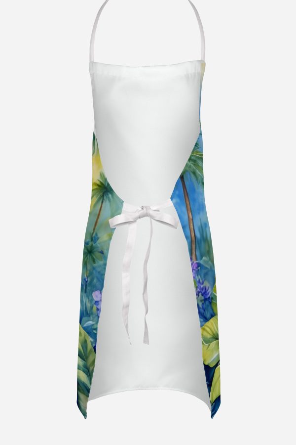 White Boxer Luau Apron For Discount - Image 4