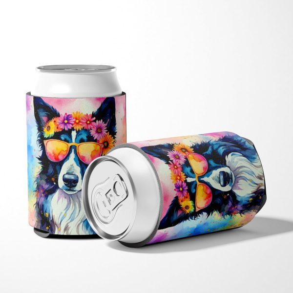 Border Collie Hippie Dawg Can or Bottle Hugger Online Hot Sale - Image 5