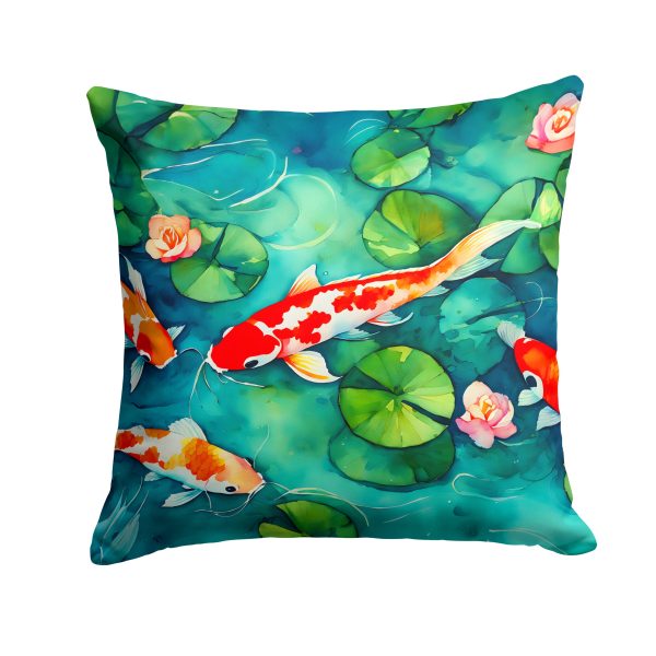Koi Fish Throw Pillow Fashion