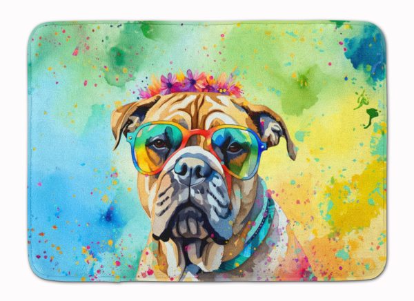 Bullmastiff Hippie Dawg Memory Foam Kitchen Mat Online Sale